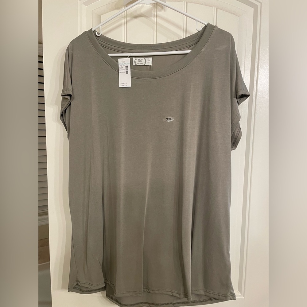 Gray Short Sleeve T-Shirt